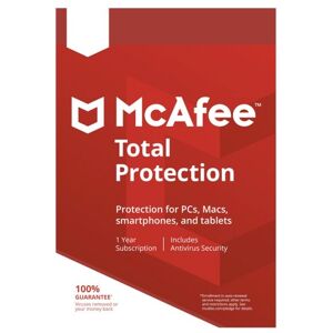 McAfee Total Protection - 3 enheder / 1 år