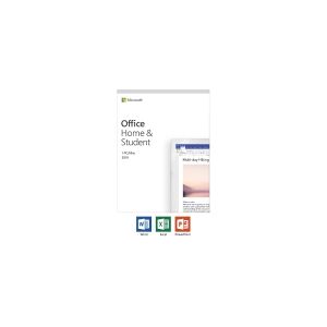 Microsoft Office Home and Student 2019 - Bokspakke - 1 PC/Mac - mediefri, P6 - Win, Mac - Tysk - Eurozone