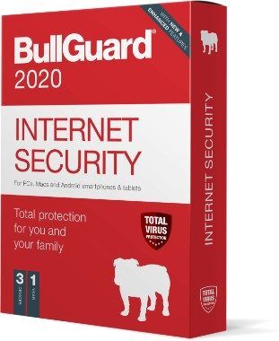 Bullguard Internet Security 2020 3 Windows-computere i 1 år