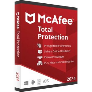 McAfee Total Protection 2024 - 1 PC / 1 año