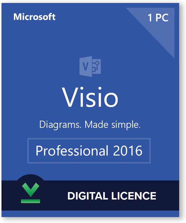 Microsoft Visio Professional 2016 I Licencia digital - Software para descargar