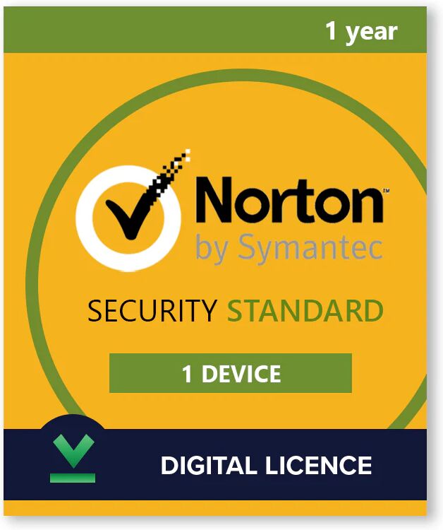 Symantec Norton Security Standard 1 Dispositivo - 1 Año - Licencia Digital - Software para descargar