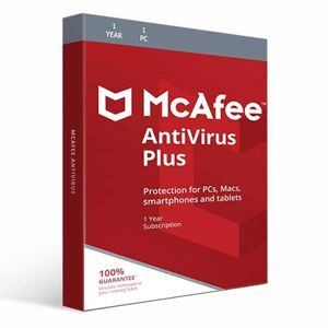 McAfee AntiVirus plus 1 vuosi