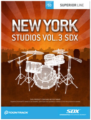 Toontrack SDX New York Studios Vol. 3