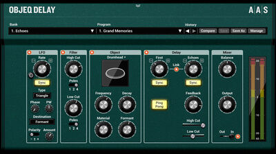 Applied Acoustics Systems Objeq Delay