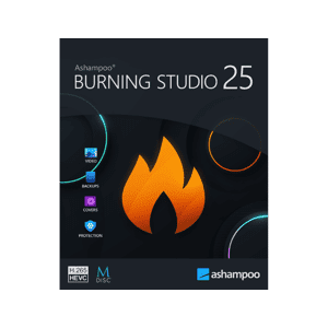 Ashampoo Burning Studio 25 - 1 PC - Licence perpétuelle - Publicité