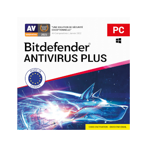 Bitdefender Antivirus Plus - 10 PC - Renouvellement 1 an - Offre privilège 2 - Publicité