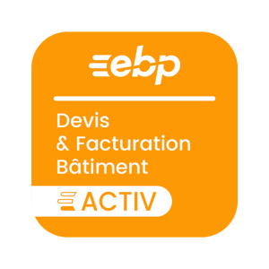 EBP Devis et Facturation Bâtiment ACTIV 2024 + Service Premium - 1 utilisateur - Abonnement 1 an - Publicité