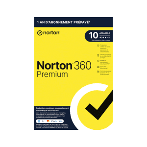 Symantec Norton 360 Premium 2024 - 10 appareils - Abonnement 1 an - Publicité