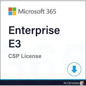 Microsoft 365 Enterprise E3 CSP 25 Utilisateur(s)