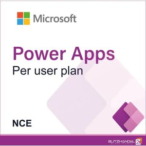 Microsoft Power Apps per user plan NCE