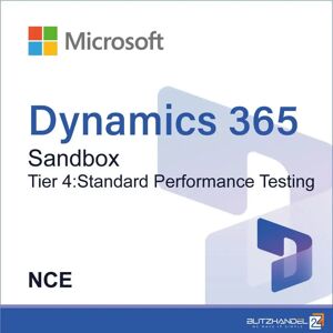 Microsoft Dynamics 365 Operations - Sandbox Tier 4Standard Performance Testing