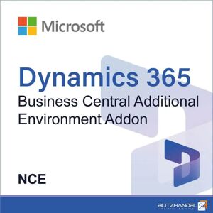Microsoft Dynamics 365 Business Central Additional Environment Addon NCE