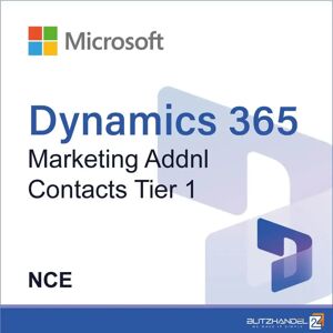 Microsoft Dynamics 365 Marketing Addnl Contacts Tier 1 NCE