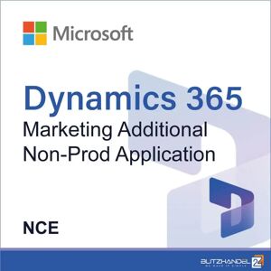 Microsoft Dynamics 365 Marketing Additional Non-Prod Application NCE