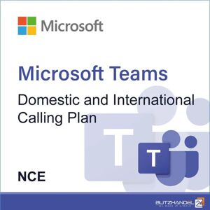 Microsoft Teams Domestic and International Calling Plan NCE