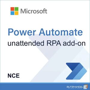 Microsoft Power Automate unattended RPA add-on NCE
