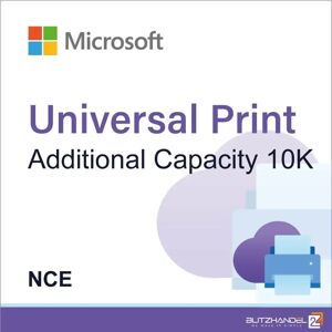 Microsoft Universal Print Additional Capacity 10K NCE