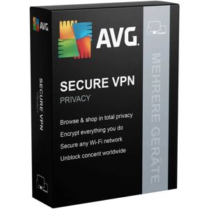 AVG Secure VPN 2024 illimité Dispositifs 3 Ans