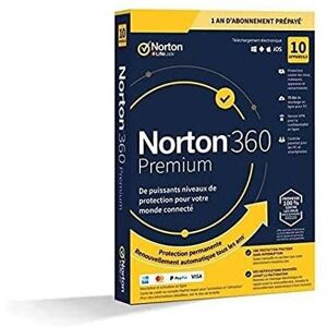 ANTIVIRUS SECURITE Norton PREMUIM360-75 - Publicité