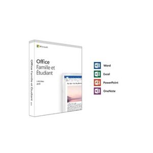 Microsoft Logiciel à télécharger Office Famille et Etudiant 2019 - 1 PC ou Mac - Publicité