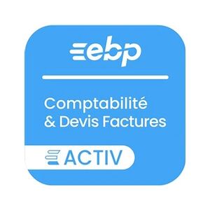 EBP Compta & Devis Factures ACTIV + Service Privilège - Licence 1 an - 1 poste - A télécharger - Publicité