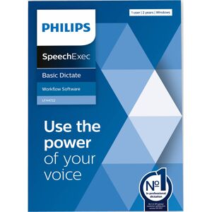 Philips Logiciel SpeechExec Basique de dictée 11 - licence 2 ans