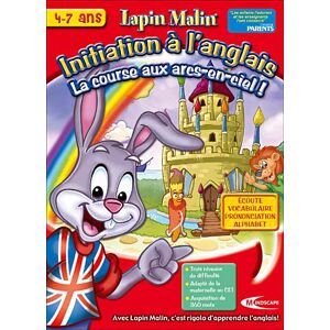 Mindscape France Lapin Malin - Initiation à L'anglais - La Course aux Arcs-en-ciel ! - Publicité