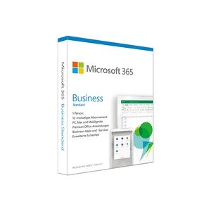 Microsoft 365 Business Standard 1 licence(s) Abonnement Allemand 1 année(s), Logiciel - Publicité