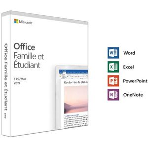 Microsoft Office 2019 Famille Et Étudiant - Version Boîte (79g-05088)