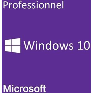 Microsoft Windows 10 Professionnel - (32bits) - Oem 1 Poste