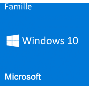 Microsoft Windows 10 Famille - (32/64 Bits)