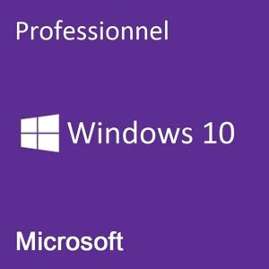 Microsoft Windows 10 Professionnel - (32/64 Bits)