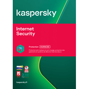 Kaspersky Internet Security 2024 (plus) 1 Appareil 2 Ans