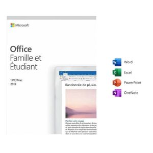 Microsoft Office Famille Et Étudiant 2019