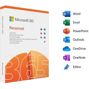 Microsoft Pack Office 365 Personnel - Version Boîte (qq2-00814)