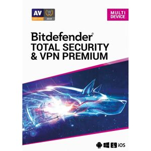 Bitdefender Total Security & Vpn Premium 2024 3 Appareils 1 An