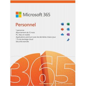 Microsoft 365 Personnel 2024 - Appareils Illimites (nouvelle Version)