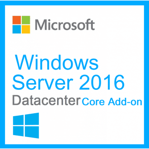 Microsoft Windows Server Datacenter 2016 - Core Add-on 2 Noyaux / 2 Coeurs
