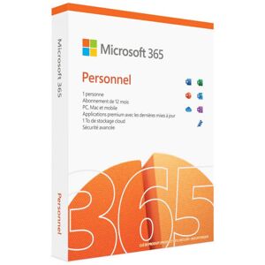 Microsoft 365 Personnel - Version Boîte (qq2-01738)