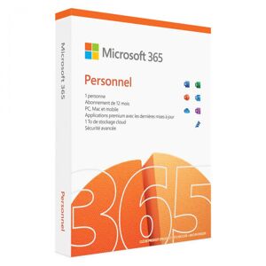 Microsoft 365 Personnel - Version Boîte (qq2-01738)