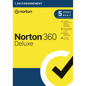 Symantec Norton 360 Deluxe 2024 - 5 Appareils 1 An