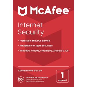 Mcafee Internet Security 2024 1 Appareil 1 An