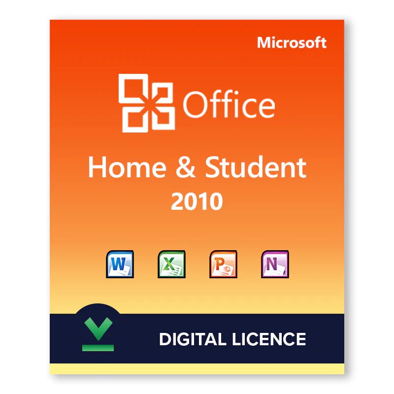 Microsoft Office 2010 Famille et Étudiant - Licence numérique - Logiciel en téléchargement