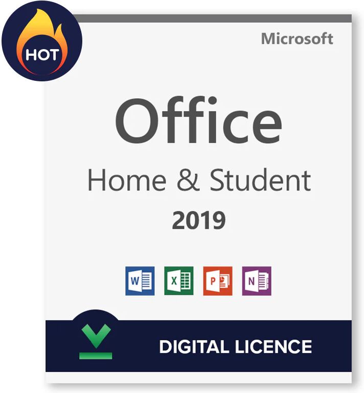 Microsoft Office 2019 Famille et Étudiant - Licence numérique - Logiciel en téléchargement