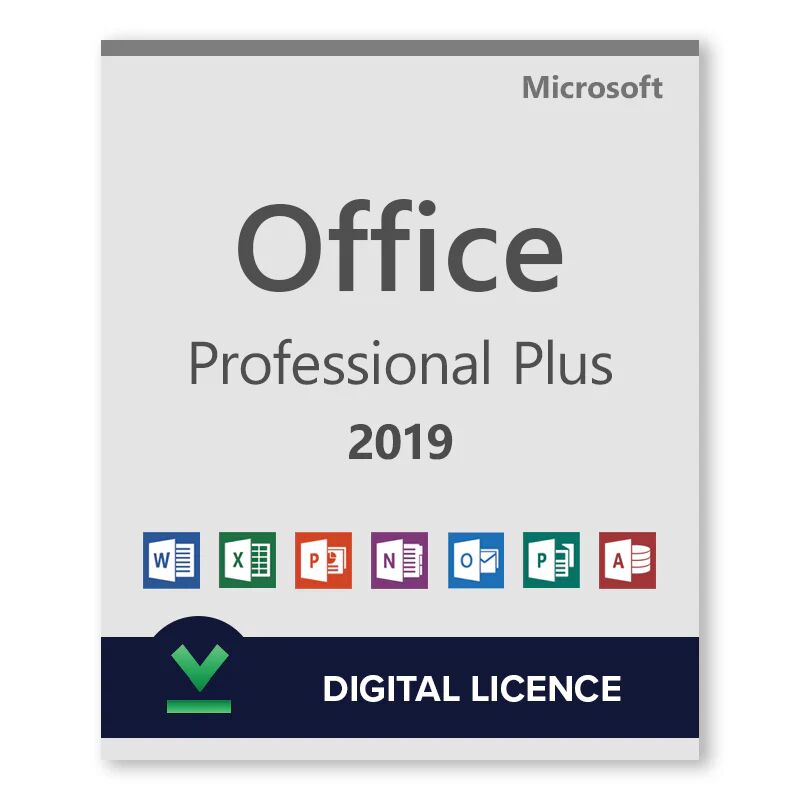 Microsoft Office 2019 Professionnel Plus - Licence numérique - Logiciel en téléchargement