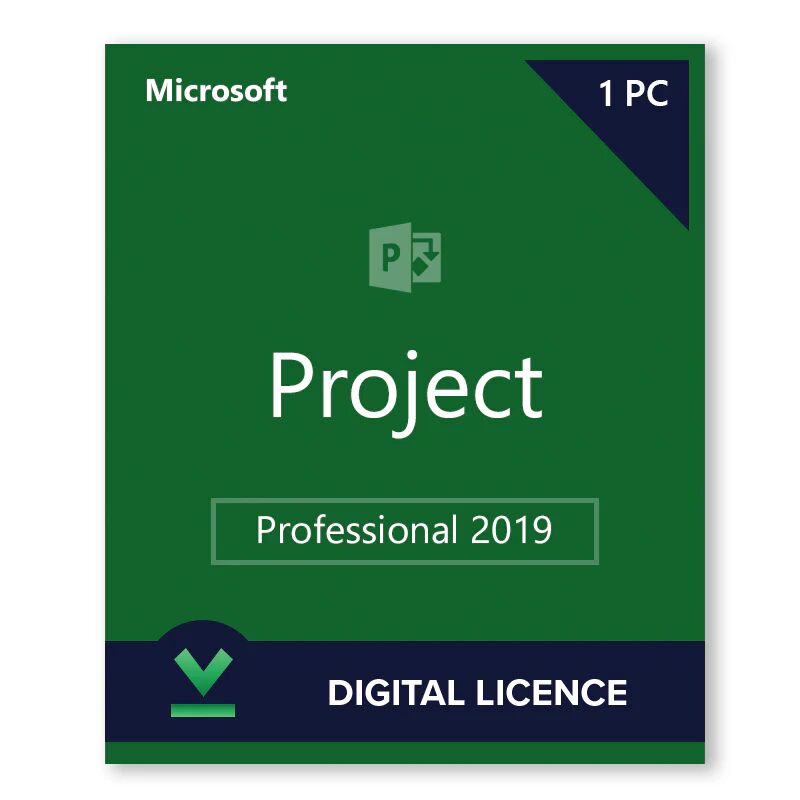 Microsoft Project 2019 Professionnel - Licence numérique - Logiciel en téléchargement