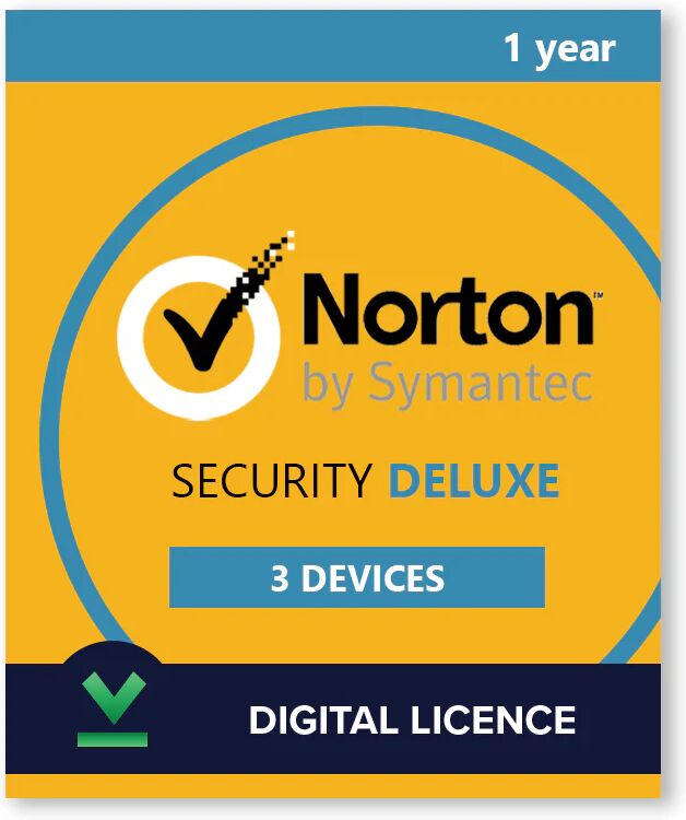 Symantec Norton Security Deluxe 2019 1 an 3 postes - Licence numérique - Logiciel en téléchargement