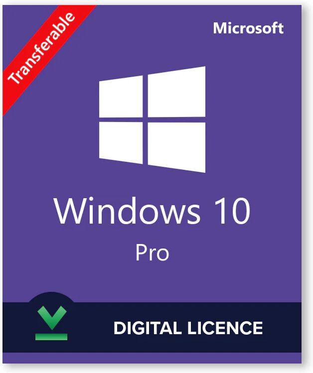 Microsoft Windows 10 Professionnel Retail Licence Transferrable - Logiciel en téléchargement