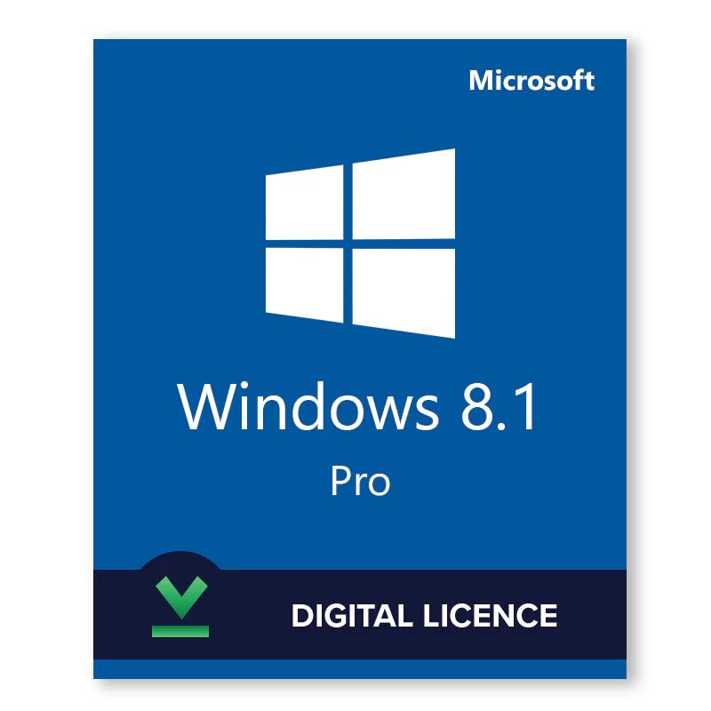 Microsoft Windows 8.1 Professionnel - Licence numérique - Logiciel en téléchargement